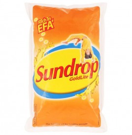 Sundrop Gold Lite Refined Blended Oil  Pack  1 litre
